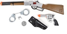 Maxx Action Wild West Cap Play Gun Toy Blaster Set Large, Multicolored