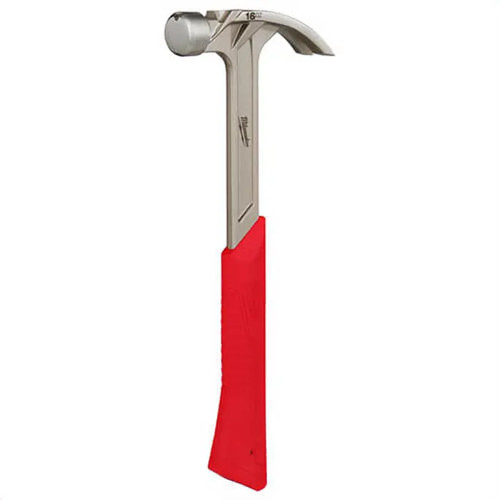 Milwaukee 48-22-9018 Smooth Face Hybrid Claw Hammer, 16 oz.