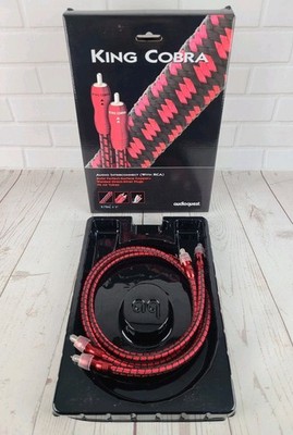 Audioquest King Cobra Cable RCA Interconnects 0.75m (2' 5'') Pair