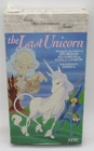 THE LAST UNICORN ANIMATED VHS VIDEO MOVIE, JEFF BRIDGES, MIA FARROW, 1982 ITC