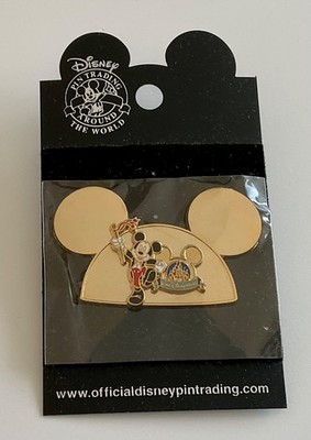 Disney World Happiest Celebration on Earth Mickey Mouse goldene Ohren Pin Anstecker 