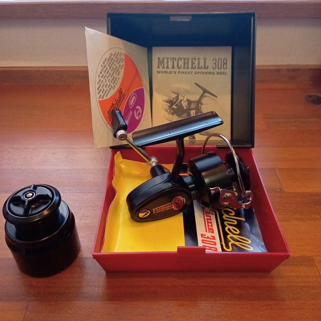 Unused Mitchell 308 Spinning Reel with Prince Logo, Rare Mod