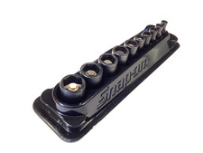 Snap On 110mgmm 10 Piece 14 Drive 6pt Metric Shallow Magnetic Power Socket Set