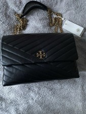 Tory Burch Black Leather Shoulder/Crossbody Bag