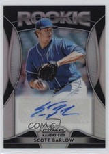 2019 Panini Prizm Rookie Auto Silver Prizm Scott Barlow #RA-SB Auto 2u3