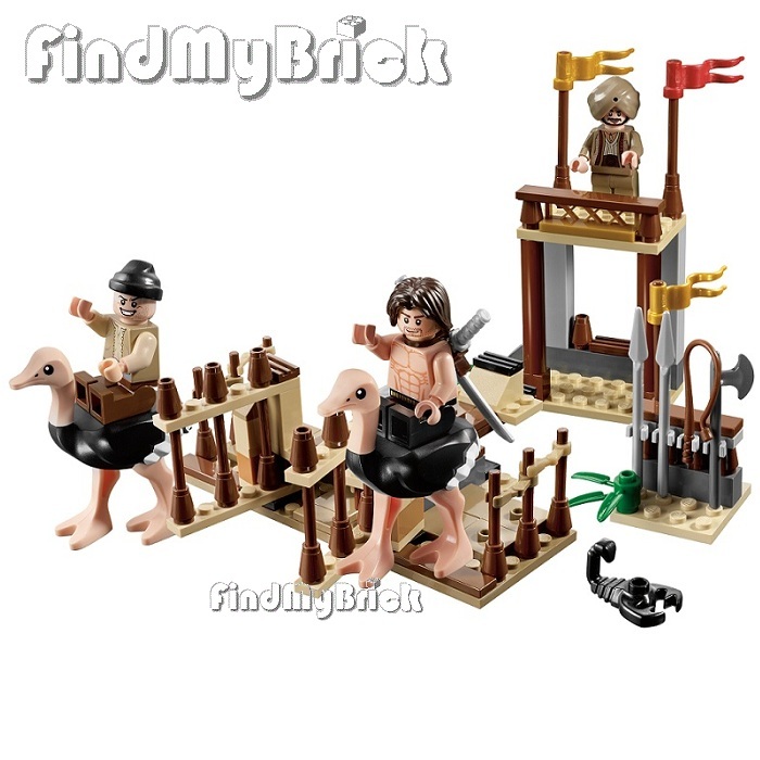 Lego Prince of Persia 7570 The Ostrich Race - Authentic Factory