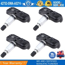 4pcs 42753-SWA-A53 TIRE PRESSURE SENSOR TPMS For 2008-2012 Honda Accord CR-V Fit