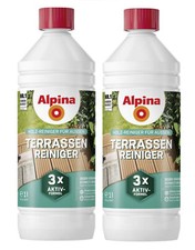 Alpina Terrassen Reiniger 2 Liter 2x1 Liter Holz-Reiniger für Außen BEULE