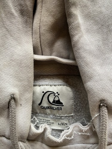 Vintage Y2k Quicksilver Hoodie Surf Skate Men’s Lg JNCO Volcom Billabong O’neill - Picture 6 of 9