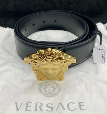 Versace La Medusa Greco Leather Belt Style code 1001340 - Main Image