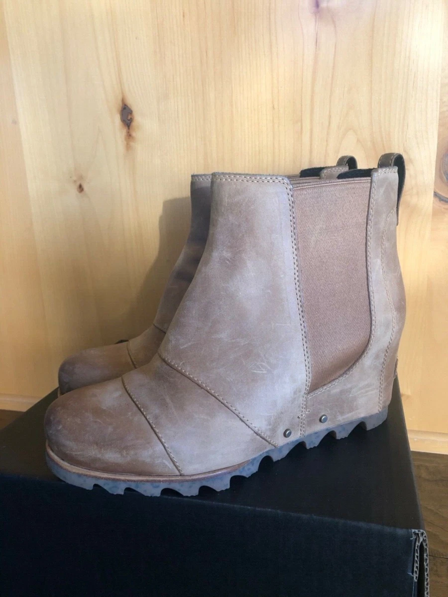 Sorel LEA WEDGE women 9 Waterproof ELK CURRY Original Style