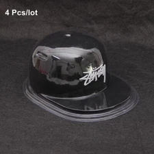 Plastic Baseball Cap Transparent Protectors or Display Case - Curved Brim