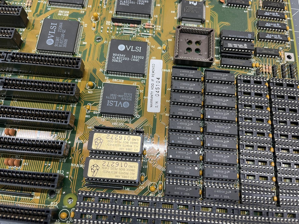 386 Motherboard MB-1316V 386SX-16 CPU + 2MB Memory ISA | eBay