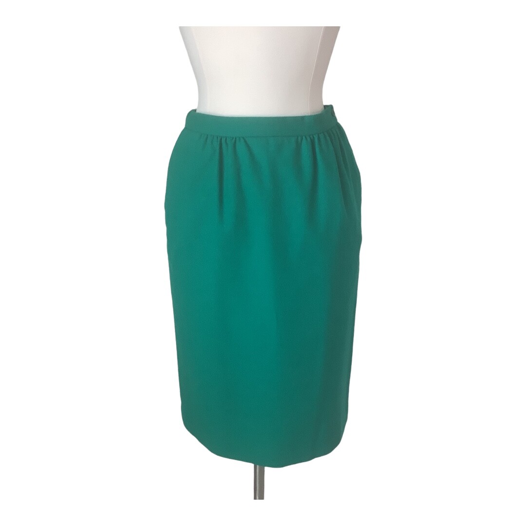 Pendleton Pleated 100% Virgin Wool Classic Green … - image 12