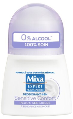 Lot De 3 Déodorants MIXA Roll-on 50 Ml - Anti-irritations (origine France)