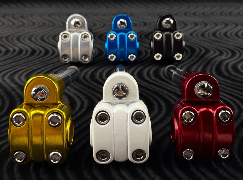 ALLOY 7/8" 22.2MM OLD SCHHOL BMX BIKE 4 BOLT QUILL STEM VINTAGE CRUISER BICYCLE. - Image 2 of 4