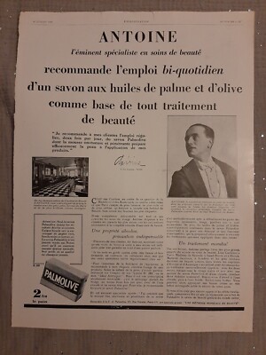 Alte Pressewerbung Palmolive - Old paper advertisement von 1929