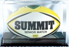 Rugby NRL Aussie Rules Ball Display Holder Coaches Award Football Trophy Stand