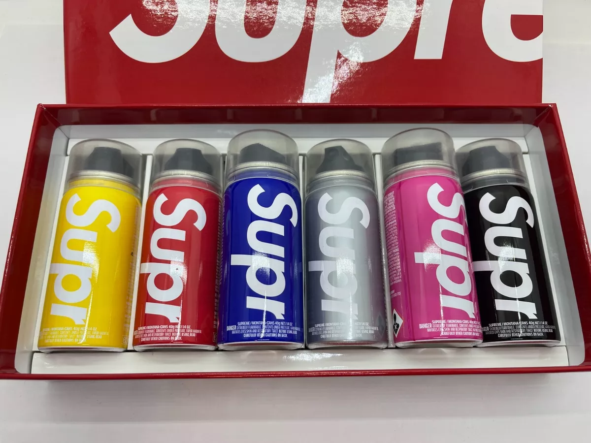 Supreme Montana Cans Mini Can Set Spray Paint Graffiti SS21 Street