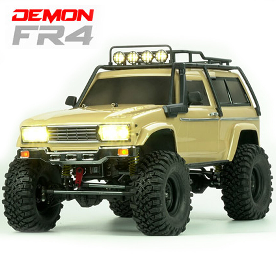 1/10 4WDクロスカントリーRCフルセット NEW Cross RC CZRFR4C FR-4C 1/10 Demon 4x4 Crawler Kit-Lexan SUV
