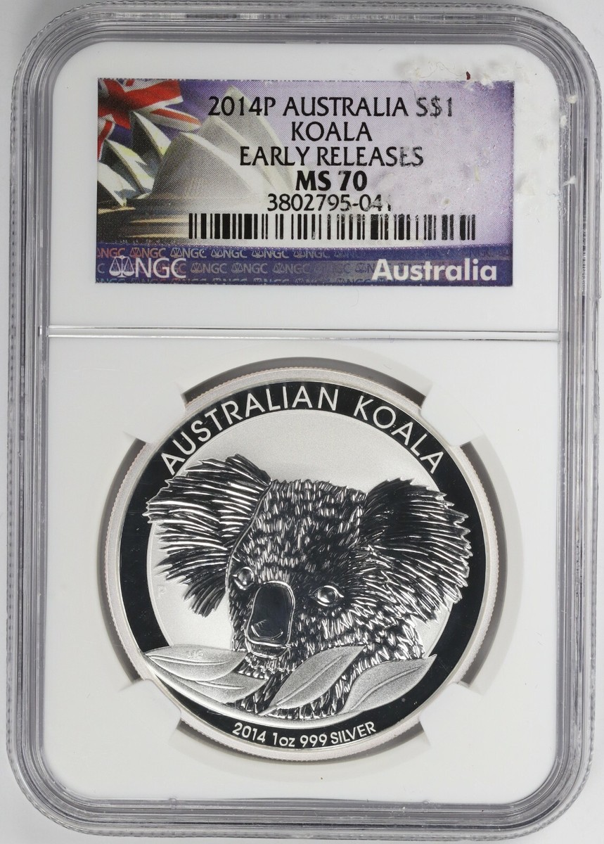 Cocoa様【2014 PR70】シルバー オーストラリア イーグル銀貨 2014-P Australia Silver Koala NGC MS70 Early Releases $1 | eBay