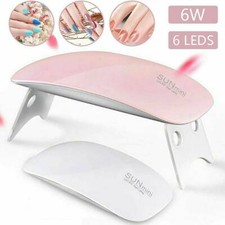 Portable 6W Mini UV LED Lamp USB Charging Gel Polish Curing Machine Nail Dryer
