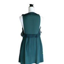 Free People Jade Green Ruffle dress Size 4