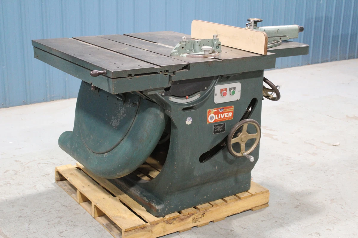 Oliver Model 260 D Double Arbor Tilting Blade Sliding Table Saw