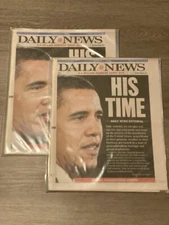Variety Of Newspaper Brands On 2008 Presidential Election Of Obama