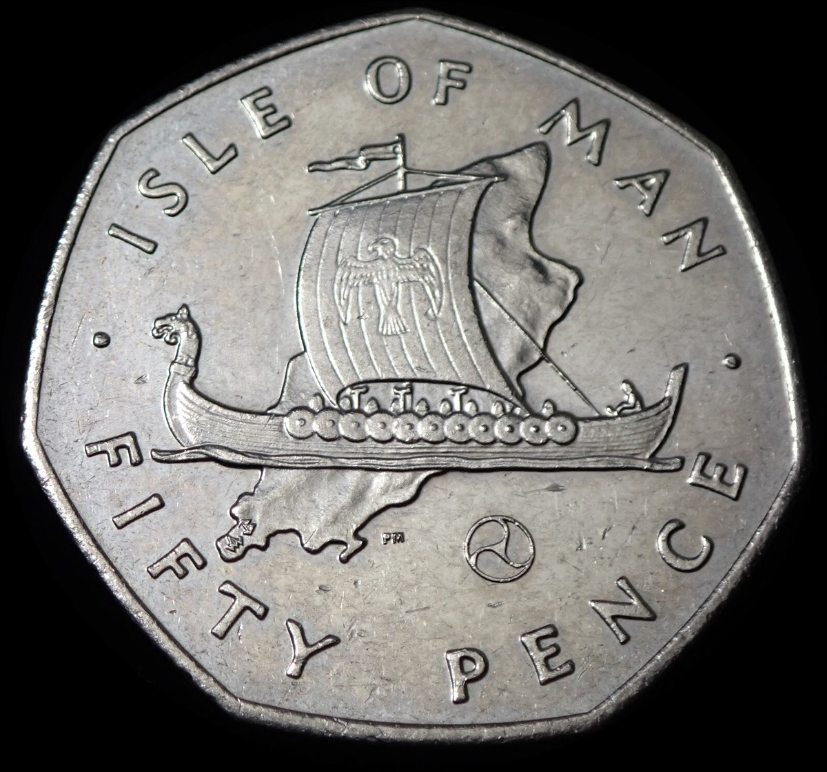 Isle of Man 50 Pence 1979 AB Elizabeth II Viking Longship RARE Coin WCA  8680 | eBay UK