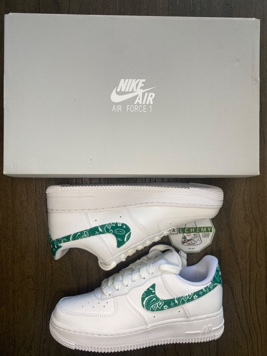 Nike Air Force 1 Low '07 Green Paisley (W) (2022) Size 7.5W Nike Air Force 1 Low '07 Green Paisley (W) (2022) Size 7.5W