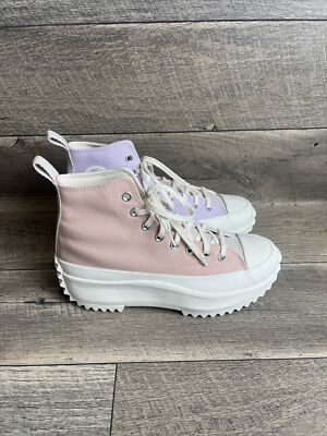 Converse Run Star Hike High Women's Pink Purple White A01582C US Size 