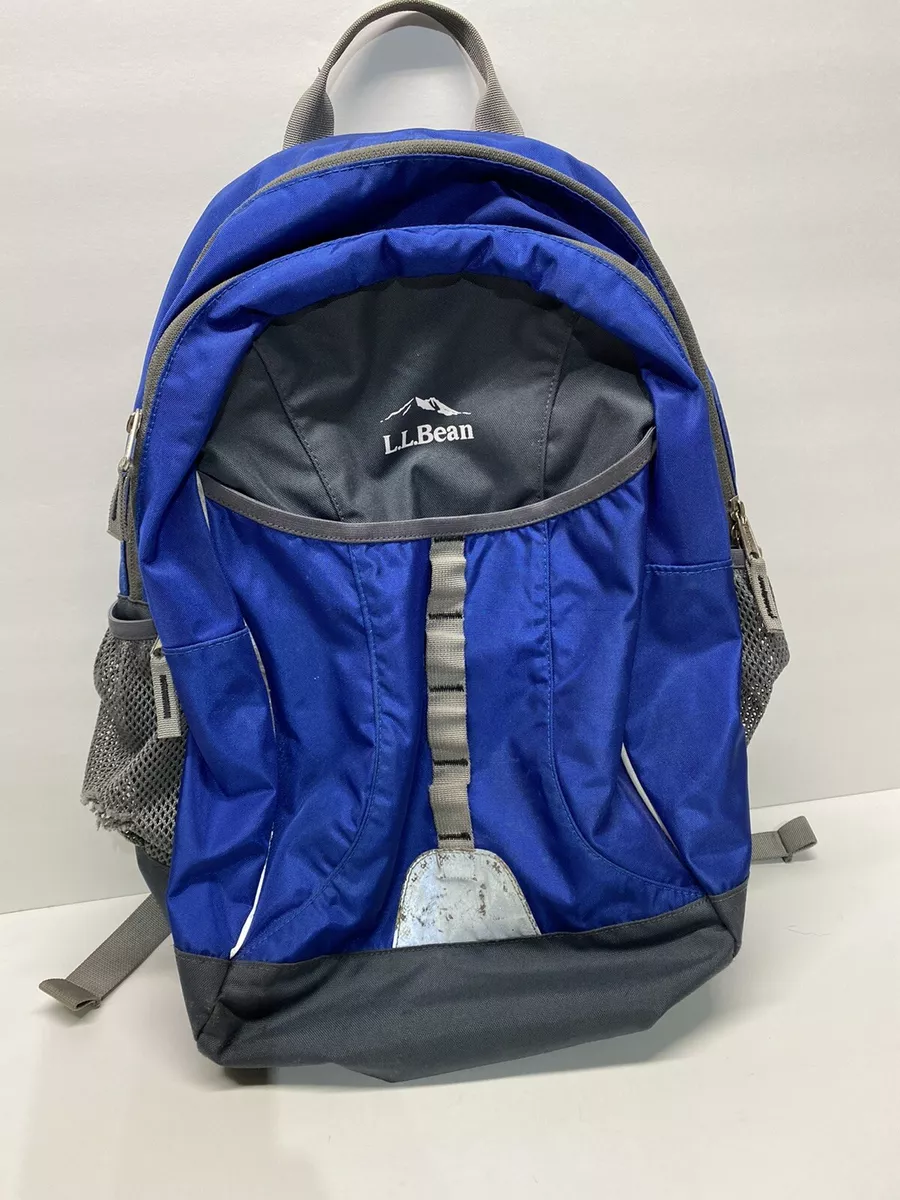 LL Bean Lightweight Pack Backpack Hiking Book bag Blue | eBay