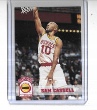 1993/94 Skybox NBA Hoops #342 Sam Cassell Houston Rockets Rookie Card