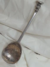 Antique Elizabeth I Silver Seal-Top Spoon