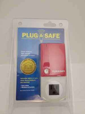Plug & Safe Motion Sensor Detector Wireless Home Theft Security System PS8
