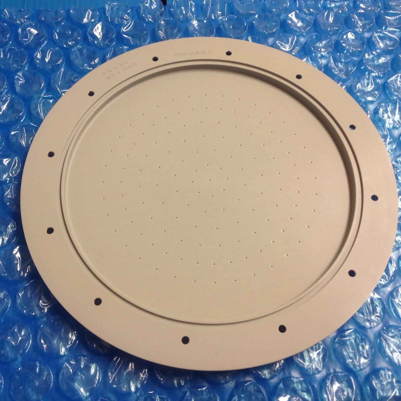 Applied Materials 002031548 Gas Distribution Plate 133 Hole AMAT Etch