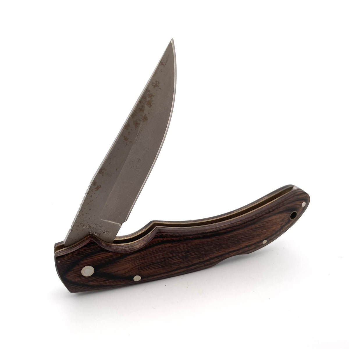 Colt CT16 Lock Back Wood Handle Folding Pocket Knife