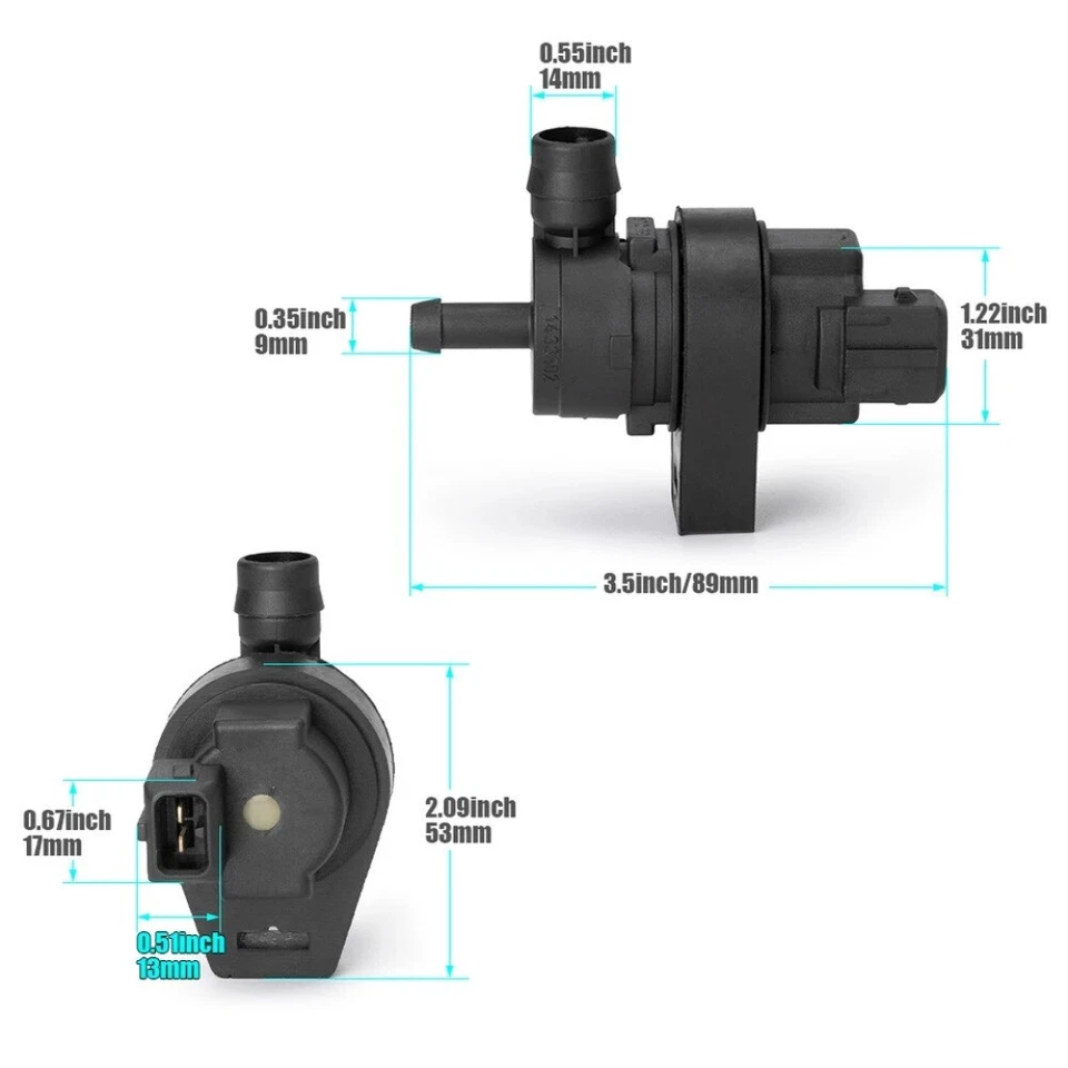 NOVA Válvula Respiradora de Tanque de Combustível Válvula de Purga Para BMW E46 3-Series 13901433603 - Imagem 3 de 4