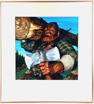 Budweiser college mascot series.Original art, Ezra Tucker. AD/CD, David Bartels