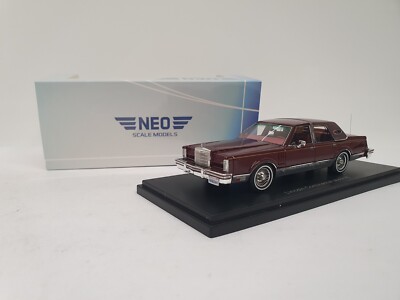 NEO 1/43 Lincoln MarkVI 1980 リンカーン マーク6 Lincoln Continental Mark VI Sedan 1980 Red 1:43 Neo