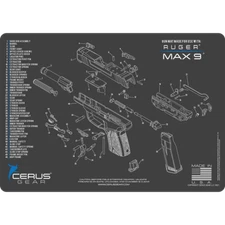 For Ruger MAX 9  Armorers Cleaning Mat Cerus Gear PREMIUM  Made in USA 