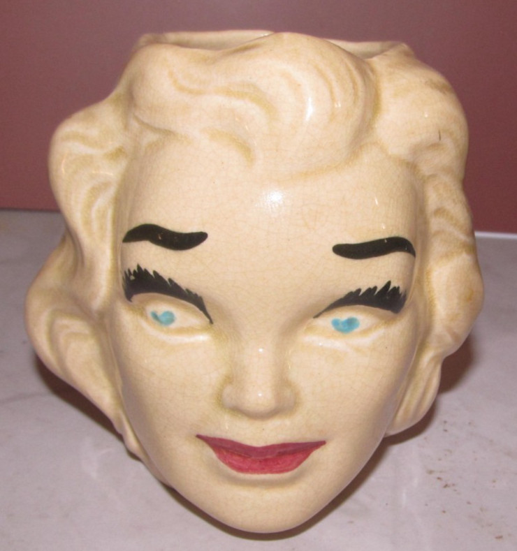 Lil' Abner Daisy Mae Toby Mug - Rare - Famous Cartoonist Al Capp Pearce Pottery
