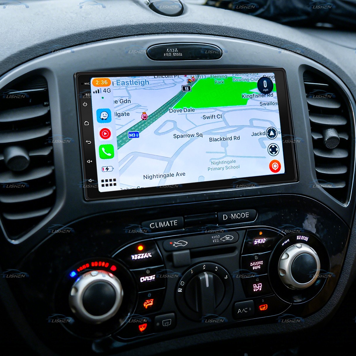 7'' For Nissan Juke 2010-2014 Carplay Car Stereo Radio GPS Wifi Android 15 Navi