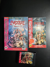 Brutal: Paws of Fury (Sega Genesis, 1994) Complete CIB Tested And Working
