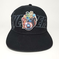 Gorra de béisbol ajustable negra Marvel Comics Avengers Snapback