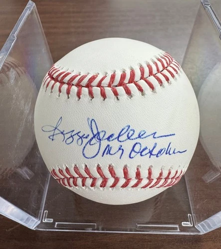 Reggie Jackson Signed Autographed Inscribed Rawlings OML Baseball JSA