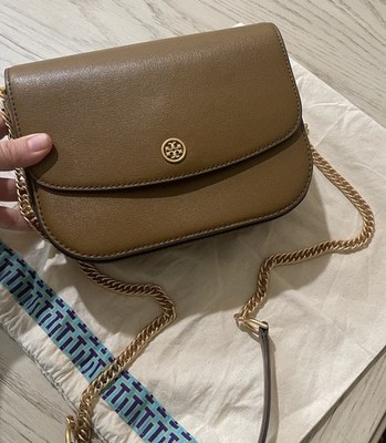 Tory Burch Robinson Chain Link Convertible Crossbody Bag East West