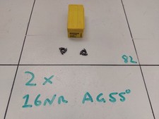 2 x Kennametal 16NR AG55 Multi Pitch Thread Inserts Internal 55Deg Whitworth BSF