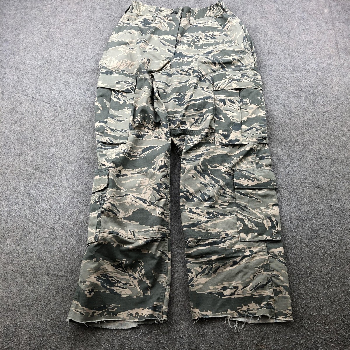 US Air Force Pants Mens Small Tiger Stripe Camo Tactical